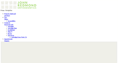 Desktop Screenshot of johnredmondorthodontics.com