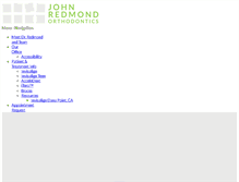 Tablet Screenshot of johnredmondorthodontics.com